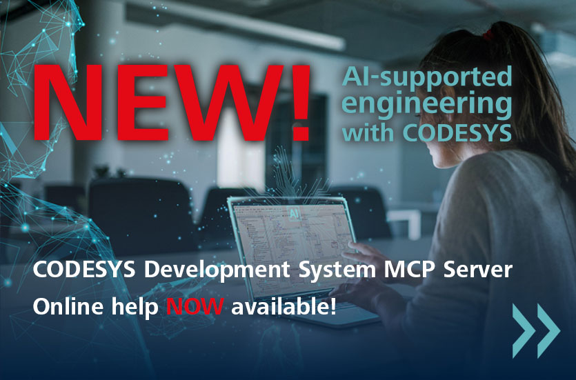 新機能！CODESYSによるAI支援エンジニアリング – CODESYS Development System MCPサーバーオンラインヘルプが利用可能になりました